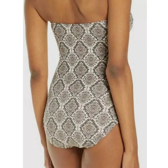 Tommy Bahama Swimsuit Size 8 Python Front Twist - Picture 2 of 16